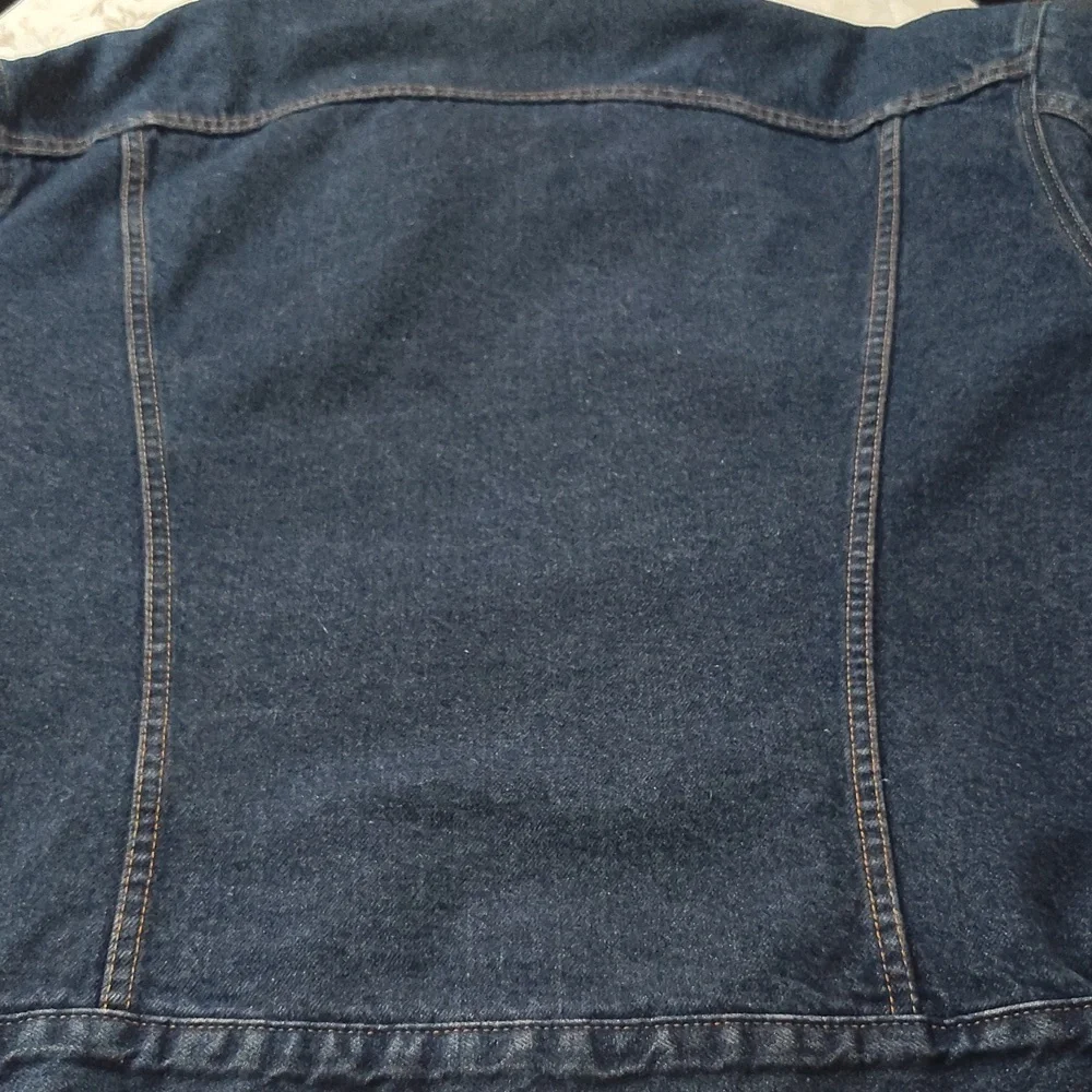 VINTAGE LEVI STRAUSS & CO. MENS WOOL LINED JEAN JACKET - Picture 15 of 16